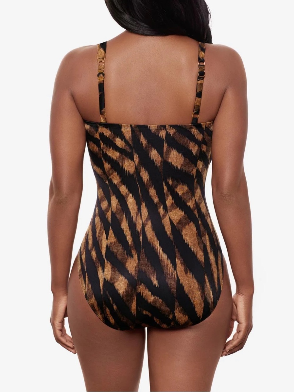 Miraclesuit Europa One Piece Swimsuit in Raya de Safari SZ 8 EUC - Picture 2 of 6